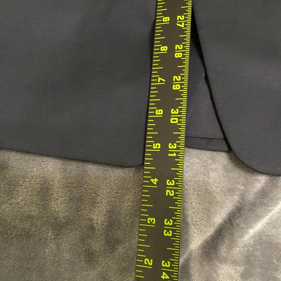 Lauren Ralph Lauren Mens Blazer Jacket 38R Black Wool 2-Button Single Breasted - Picture 7 of 16